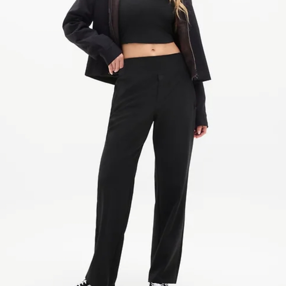 Athleta Venice Flare Pants High Rise Black Sz4P